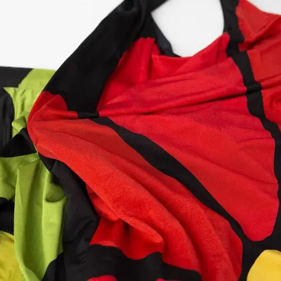 CALA DE LA CRUZ Solange Dress in Multicolored Floral - Picture 7 of 10